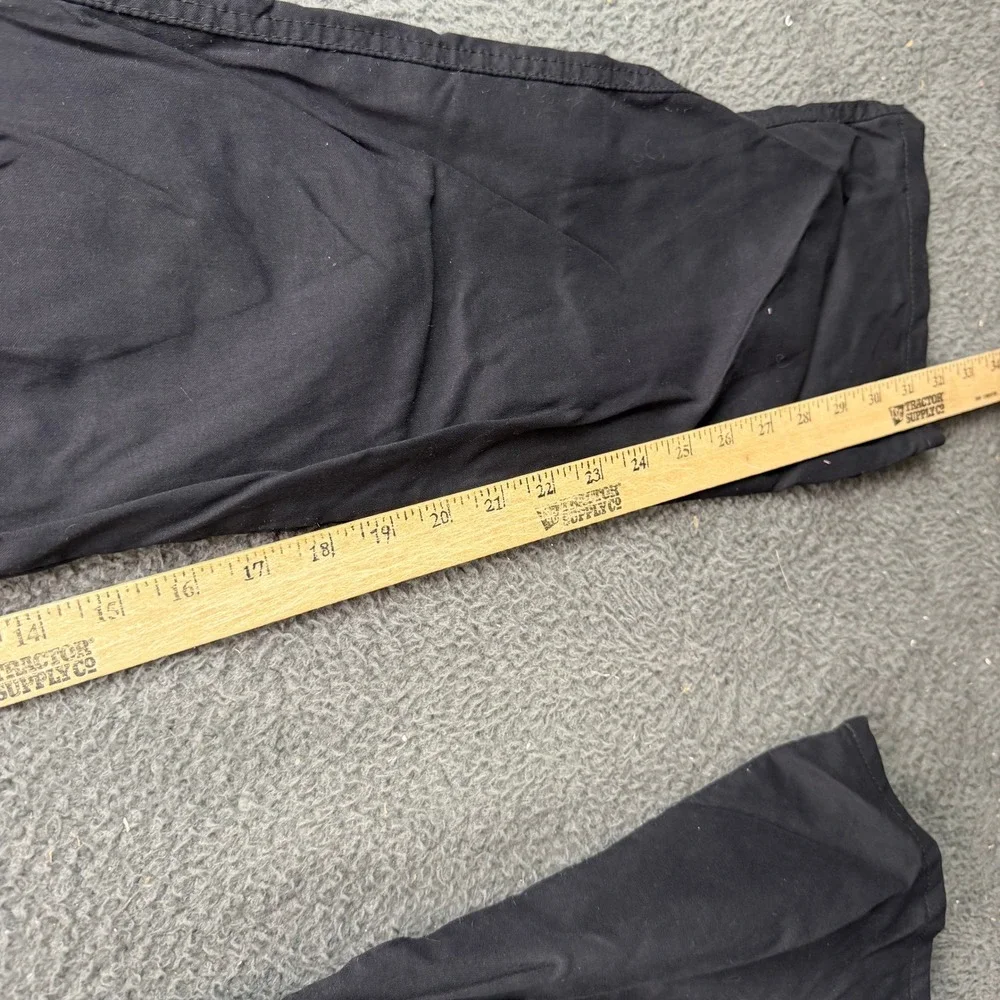 Wrangler Mens Outdoor Series Black Cargo Pants 34x32 10NWTRNB Nylon Stretch
